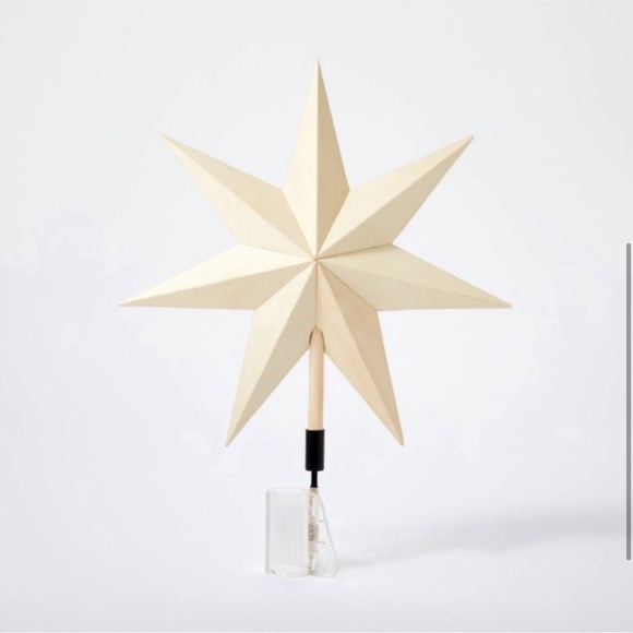 HOME | Studio McGee Target Wood Star Tree Topper NEW - Picture 2 of 9